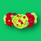 Merry and Bright Dog Flower Crown/Collar