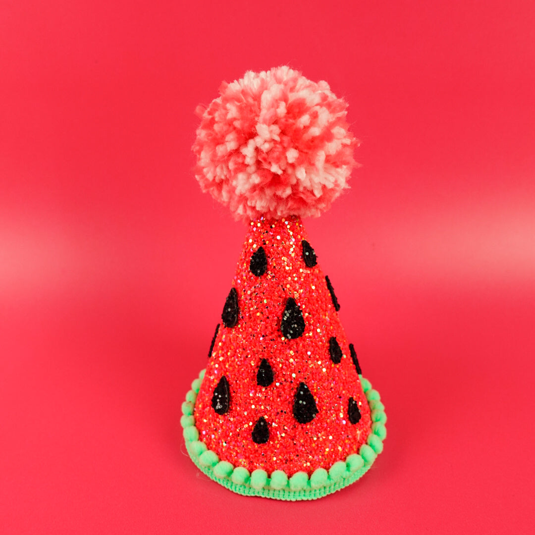 Dog Party Hat | Watermelon Sugar | Australia - Fluffy Pup Club